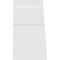 Ekena Millwork Saratoga Architectural Grade PVC Gable Bracket, 36"W x 7 1/2"H x 4"D x 4"F, 5/12 Pitch GBP036X08X0404SAR00 - alternate 2